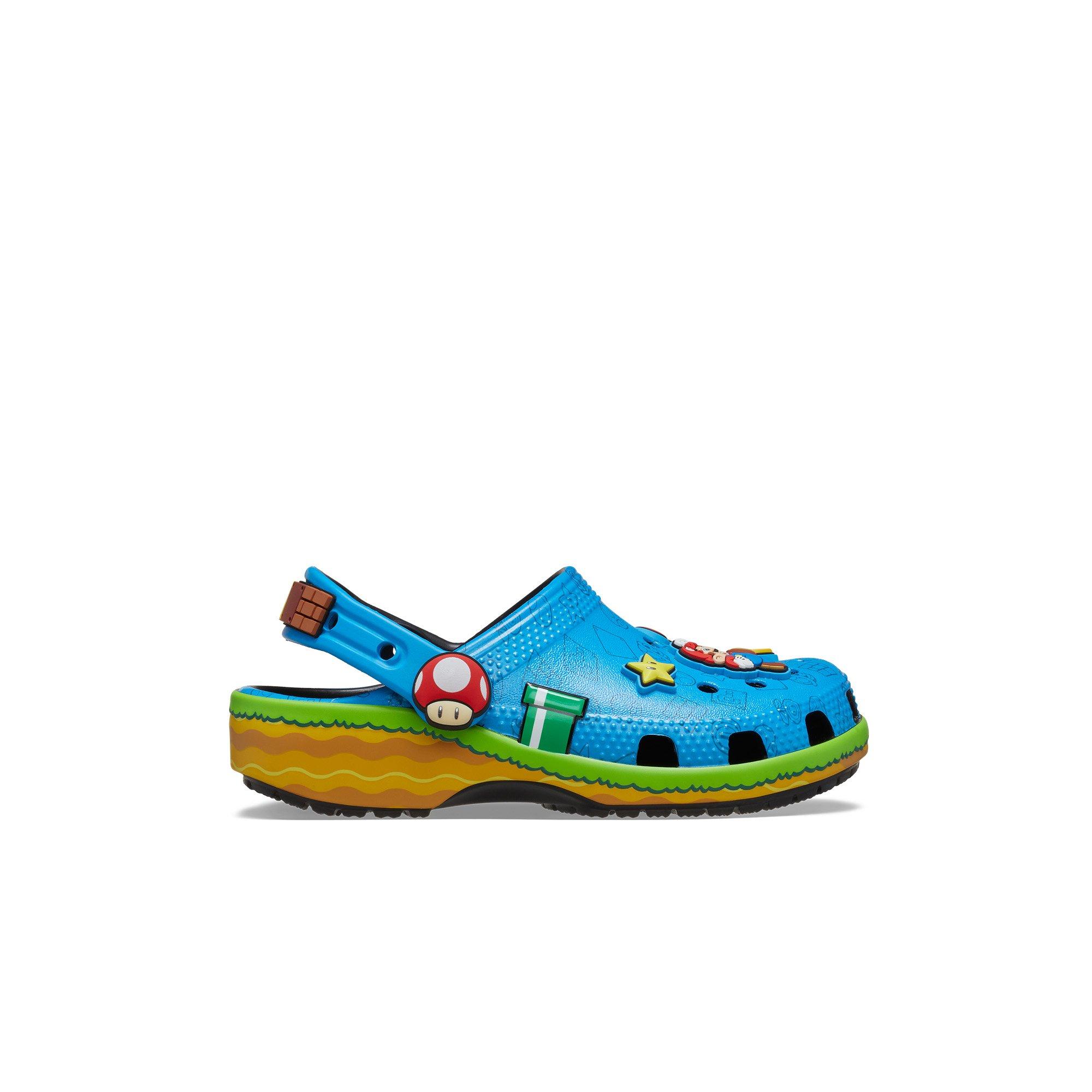 Crocs x Super Mario Classic Toddler Kids' Clog - BLUE